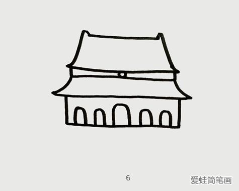 北京天安怎么画