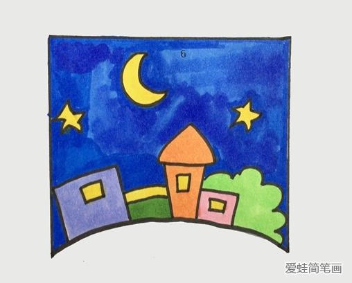 夜景怎么画