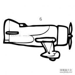 战斗机简笔画画法