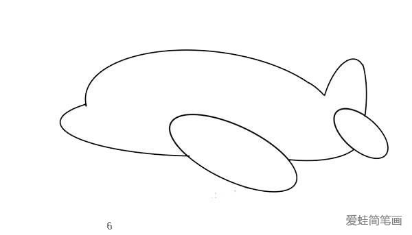 怎么画飞机的卡通简笔画 卡通飞机
