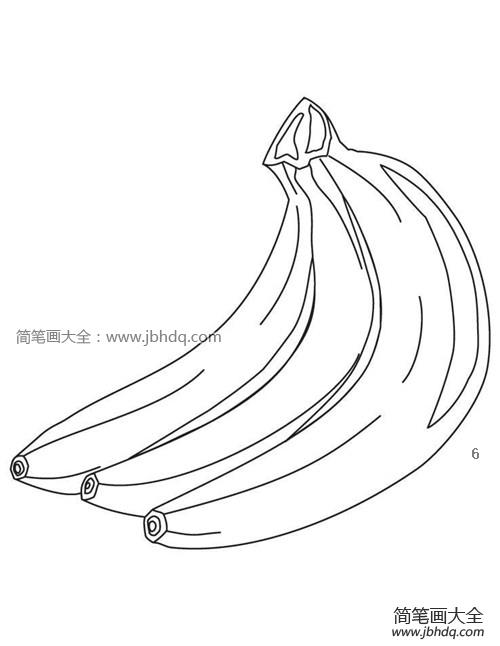 香甜的香蕉简笔画