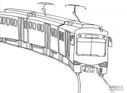 城市轨道列车图片