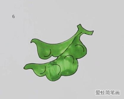 豆角简笔画 简单