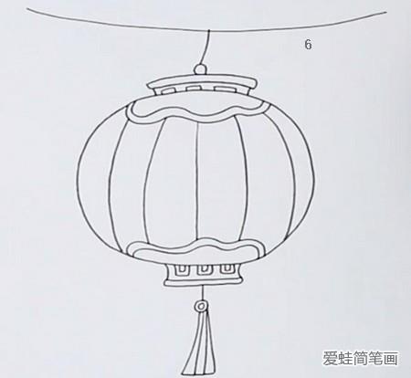 灯笼简笔画