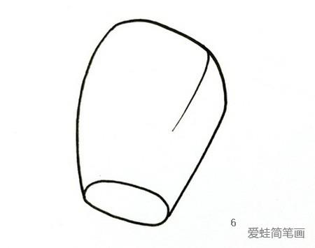 孔明灯简笔画