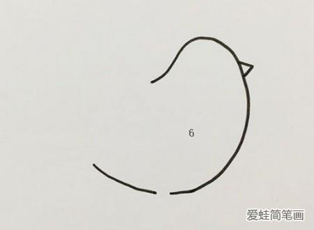 白鸽简笔画