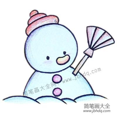 简笔画中级篇 雪人