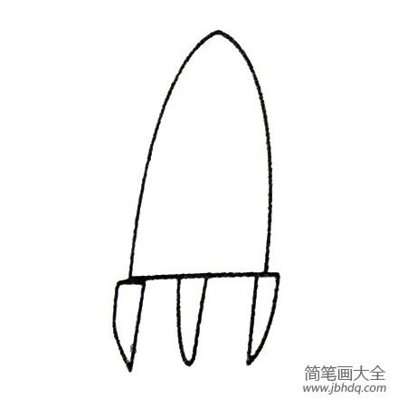 火箭简笔画大全及画法步骤