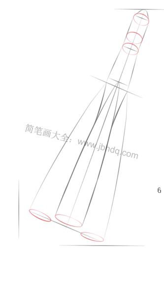 如何画一个太空火箭