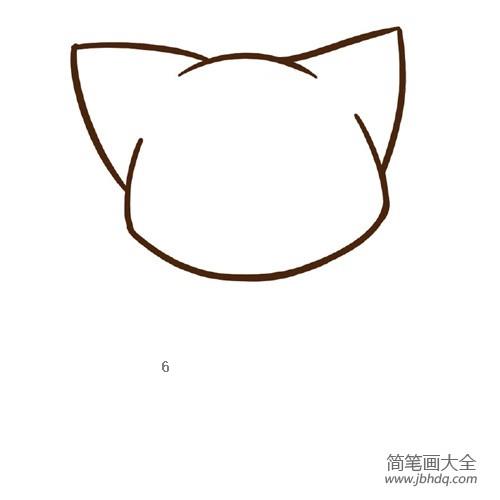 穿卫衣的小猫简笔画