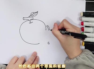 苹果简笔画