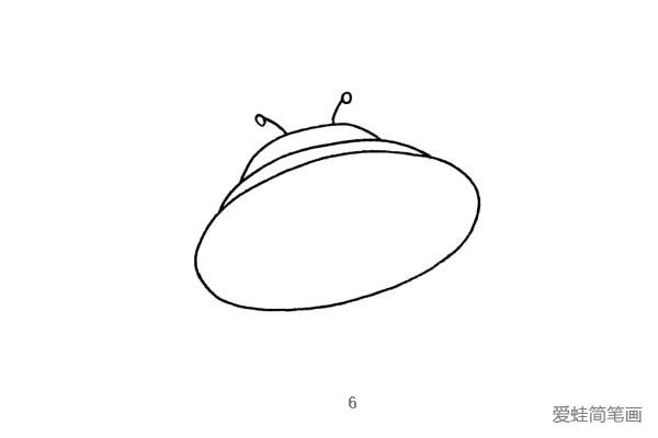简单易学的飞碟简笔画