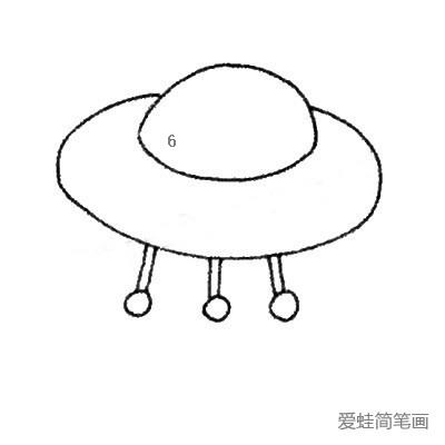 外星飞碟简笔画