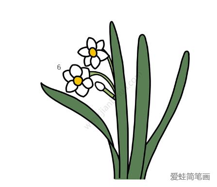 水仙花简笔画