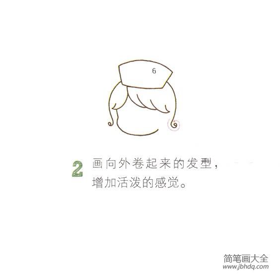 可爱的小护士怎么画