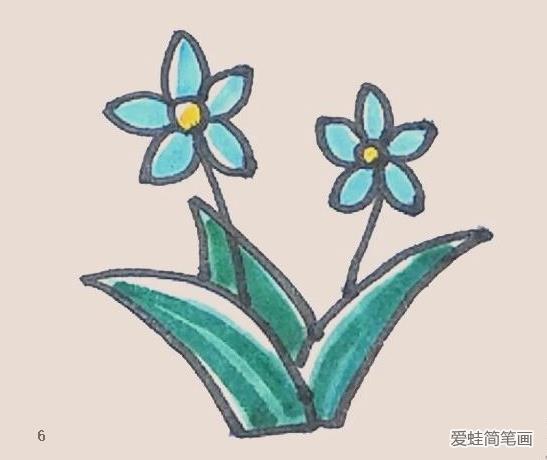 简笔画之水仙花