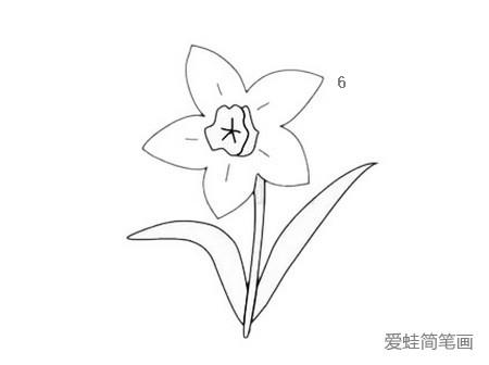 水仙花简笔画