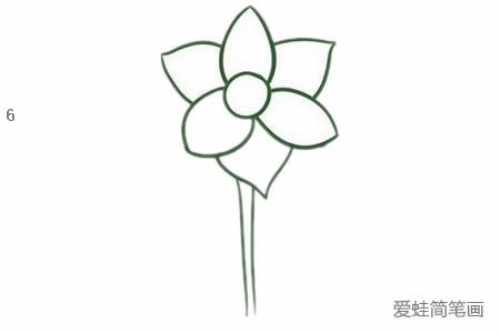 水仙花简笔画