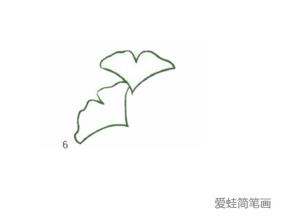 银杏树简笔画