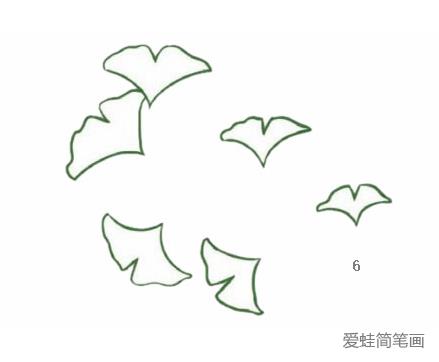 银杏树简笔画