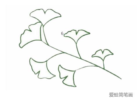 银杏树简笔画