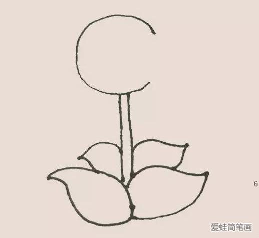 豌豆射手简笔画