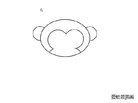 卡通小猴子简笔画怎么画好看