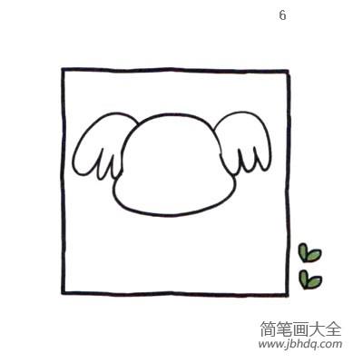 四步画出可爱简笔画 慢吞吞的考拉