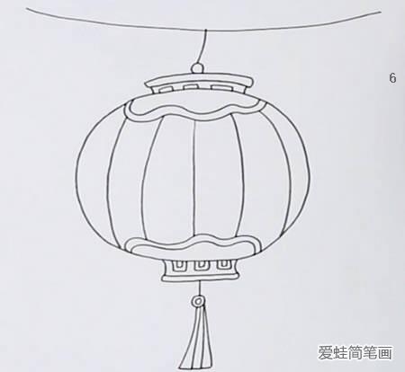 小老鼠喜提灯笼简笔画