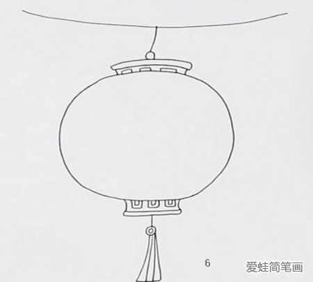 小老鼠喜提灯笼简笔画