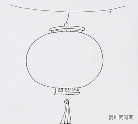 灯笼简笔画