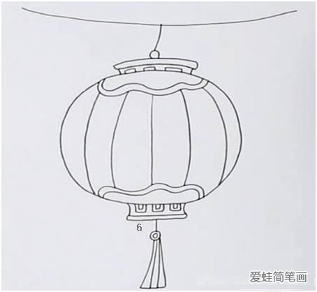 灯笼简笔画