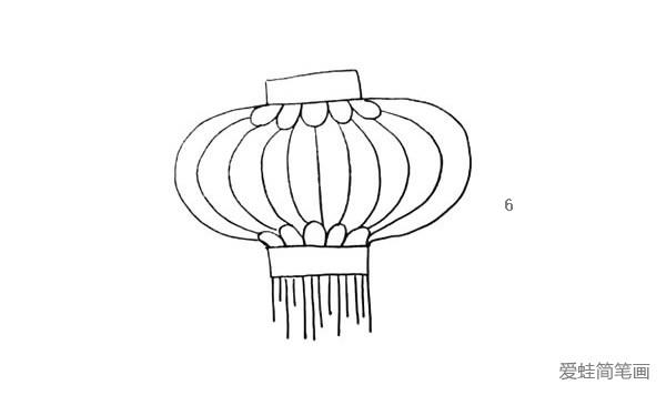 元宵节灯笼简笔画