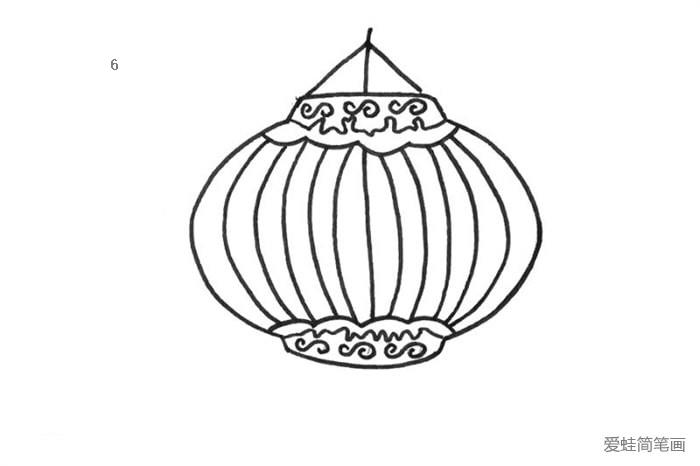 长灯笼简笔画